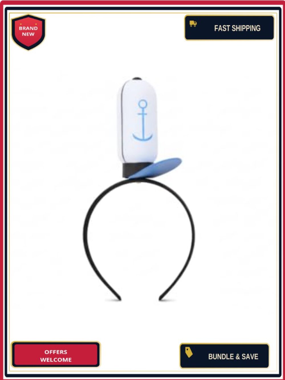 Sailor Hat Costume Foam Headband One Size Cosplay Halloween